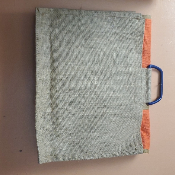 Indian Origin Shoulder Bag. Color: Orange. - Picture 4 of 5